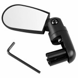 Cumpara ieftin Oglinda bicicleta neagra 13.7 x 4.3 x 2.5 cm, reglabila 360 grade, pliabila 180 grade