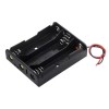 Suport Acumulatori 18650, 3 Sloturi, 3.7V, 62x75mm