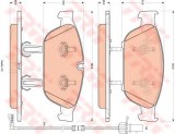 Set placute frana,frana disc AUDI A6 Avant (4G5, C7, 4GD) (2011 - 2016) TRW GDB1897