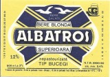 NI414 Etichetă bere blondă superioară nepasteurizată tip Bucegi, Albatros, Bere Galați