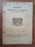 Biserica ortodoxa romana. Revista Sfantului Sinod anul LXVI. 1-2 1948