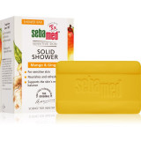 Sebamed Sensitive Skin Solid Shower syndet nutritie si hidratare parfum Mango &amp; Ginger 100 g
