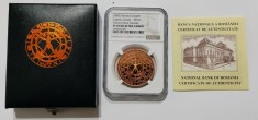 EUGENIU CARADA -MEDALIE BRONZ - GRADATA NGC PF 69 RD ULTRA CAMEO - TOP POP 1/2 - 5790283-009 - TIRAJ 125 BUCATI !!!