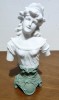 Figurina / bibelou / statueta din portelan biscuit, Art Nouveau