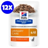 Hill&#039;s Prescription Diet Feline s/d Urinary Care Chicken, 12x85 g