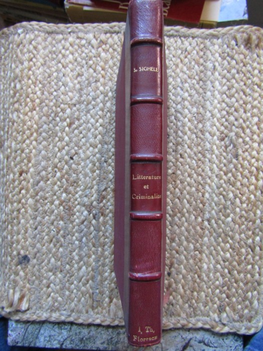 Litt&eacute;rature et criminalit&eacute; - Scipio Sighele