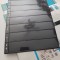25 de coli LINDNER UNIPLATE, negre, cu 7 randuri pentru timbre, noi, sigilate