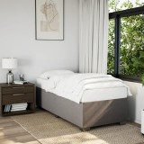 VidaXL Cadru de pat fără saltea Taupe 80x200 cm țesătură
