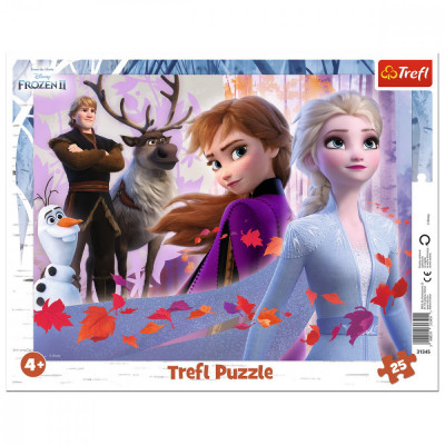 Puzzle plansa aventurile din Frozen 25 piese foto