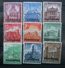 CV1 SERIE GERMANIA REICH,OCUPATIE LUXEMBURG