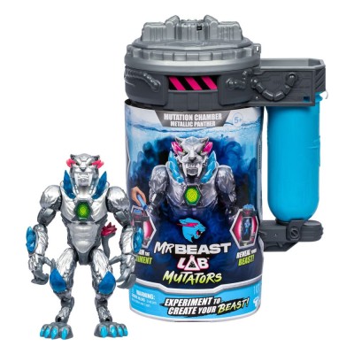 Figurina de actiune Mr. Beast Lab Pantera metalica 26 cm foto