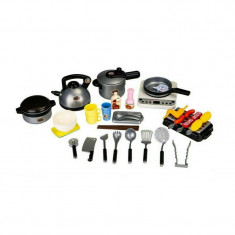 Set de barbeque cu led si sunete si 40 de elemente Ecotoys HC485972