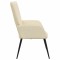 Scaun de relaxare, crem, material textil - 6