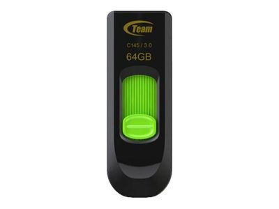 Memorie USB TeamGroup C145 64GB USB 3.0 Negru/Verde