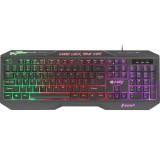 Tastatura Gaming Fury Hellfire 2, Iluminare RGB, Anti-Ghosting, Multimedia, USB