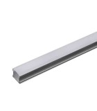 Profil Aluminiu Banda LED 2m Argintiu Mat V-TAC 17.2x15.5mm SKU-3354