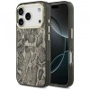Husa MagSafe pentru Apple iPhone 17 Pro Max, Guess, Python Pattern, Maro