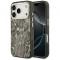 Husa MagSafe pentru Apple iPhone 17 Pro Max, Guess, Python Pattern, Maro