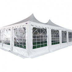 Pagoda 6x10m 500 G/m² Pvc, Alb - Corturi24