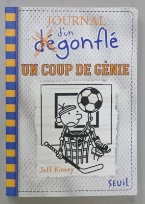 JOURNAL D &amp;#039;UN DEGONFLE , UN COUP DE GENIE par JEFF KINNEY , 2021 foto