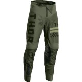 MBS Pantaloni copii motocross/enduro Thor PULSE COMBAT ARMY, verde, 26, Cod Produs: 29032247PE