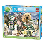 Puzzle 1000 piese Animal world-Arctic life, Jad