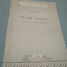 SA FIE LINISTE VIRGIL PUICEA PIESA INTR-UN ACT 2 TABLOURI 1955