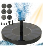 Fantana Arteziana pentru Gradina, Solara, Automata, Rotunda, Negru, 16 cm