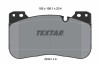 TEXTAR 2244101 Q+ set placute frana,frana disc