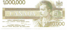 CANADA , TORONTO = FANTASY NOTE = 1.000.000 DOLARI 2007 - UNC / CEA DIN SCAN foto