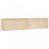 Dulapuri de perete 2 buc. 80x30x35 cm, lemn masiv de pin