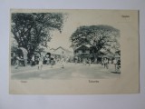 Carte postala necirculata Ceylon(Sri Lanka)-Colombo piața Pettah circa 1915