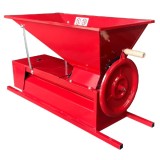 Cumpara ieftin Zdrobitor struguri manual ZSM-100M cu desciorchinator si agitator, Cuva 50L, 1000 Kg/h