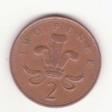 Marea Britanie 2 Pence 2001 - Elizabeth II 4th portrait; magnetic