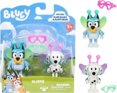 Set 2 figurine - Bluey - Aliens: Bluey &amp; Chloe | Moose Toys