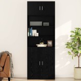 VidaXL Dulap de perete Stejar negru 80 x 42.5 x 40 cm Lemn compozit 879655