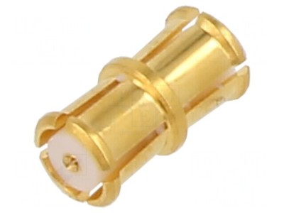 Adaptor SMP Tată-Tată 50&amp;Omega; 26,5GHz PTFE foto