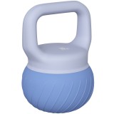 SPORTNOW Kettlebell 10 kg, kettlebell cu m&acirc;ner ergonomic antiderapant, greutate tip bilă, fitness, antrenament, Albastru | Aosom Romania