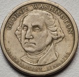 1 Dollar 2007 USA, George Washington - 1st President - 1789-1797, km#401, America de Nord