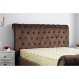 Pat Silver 140x200 cm Tapitat Catifea Maro Somiera Inclusa