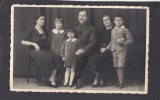 Foto tip Carte Postala Romania - cu familia militar decorat cu ordinul Mihai Viteazul Ferdinand - foto atelier Silistra