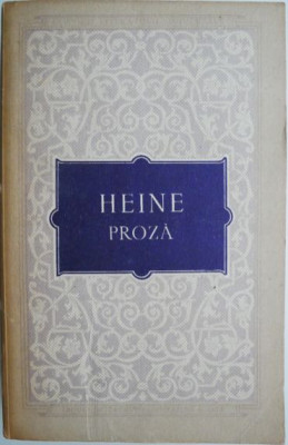 Proza &amp;ndash; Heinrich Heine foto