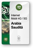 ESIM Internet Arabia Saudită, valabil 15 zile, trafic Nelimitat, Premium