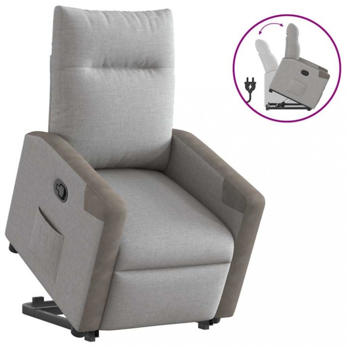 Gossi scaun inclinabil vertical din tesatura gri nor