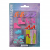 Set 7 perechi pantofi pentru papusi Fashion Steffi Love