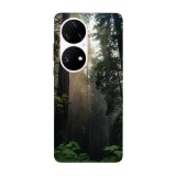 Husa compatibila cu Huawei Nova Y70 model Light into the forest darkness, Silicon, TPU, Viceversa, Transparent, Carcasa