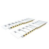 Set rampe pliabile din aluminiu 1T pentru incarcare/descarcare, 250x60x10,5 cm