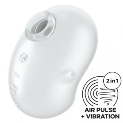 SATISFYER - CUTIE GHOST LAY-ON VIBRATOR WHITE foto