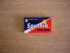 C7 9 - Set 5 lame ras - Sputnik - fosta URSS - piesa de colectie