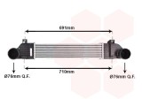 VAN WEZEL 30004353 Intercooler, compresor
